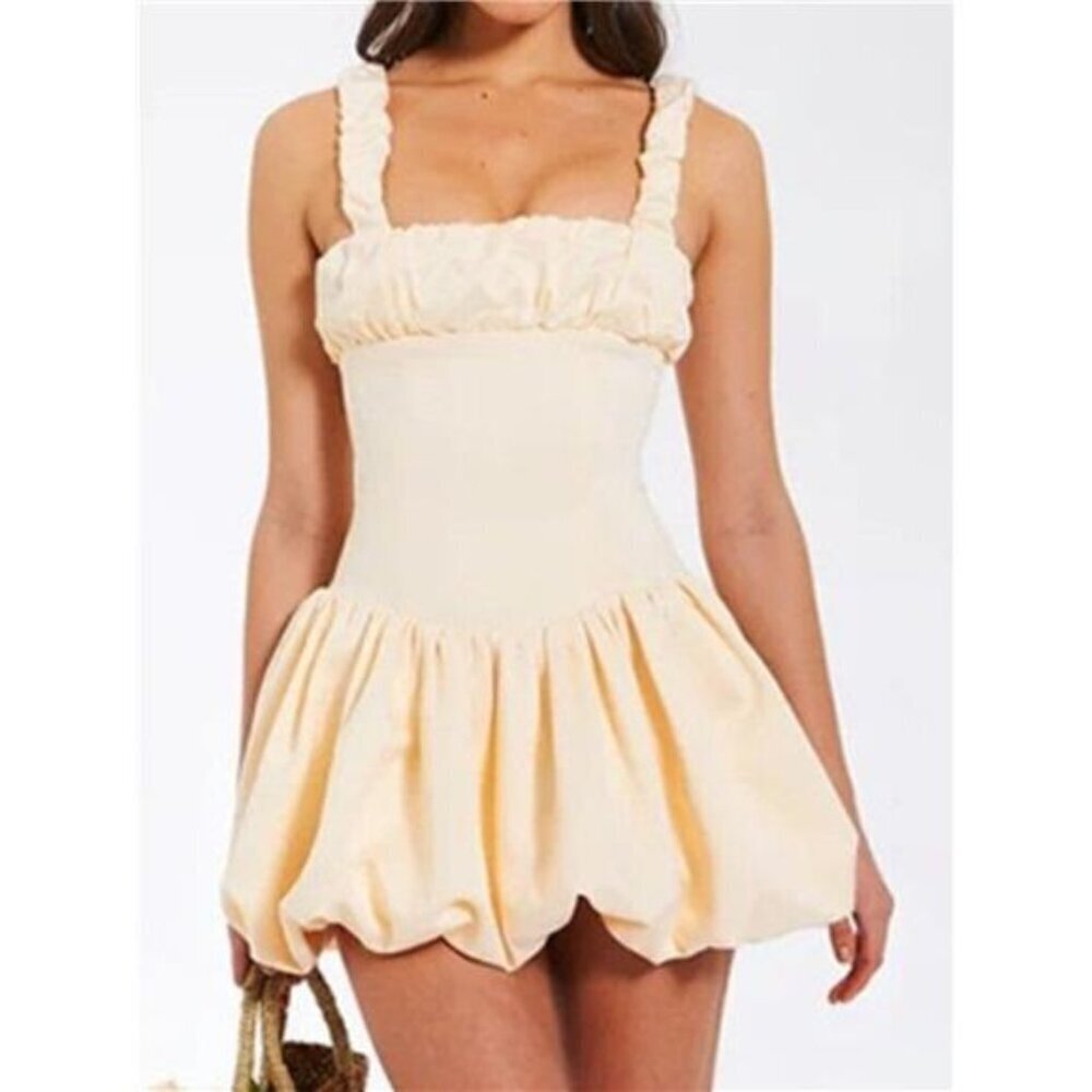 Bubble Hem Mini Dress - Picture 5 of 11